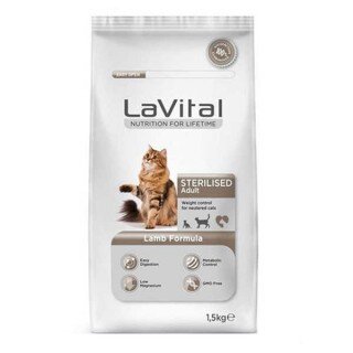 LaVital Kuzulu Kısırlaştırılmış 1.5 kg Kedi Maması kullananlar yorumlar